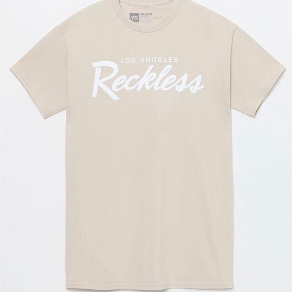 Young & Reckless Tan T-Shirt